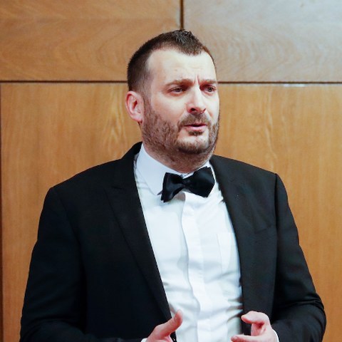 Alessandro Lazzarini beim Gesang